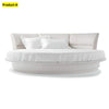 Luxurious Contemporary Round Leather Bed / Lixra