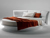 Luxurious Contemporary Round Leather Bed / Lixra