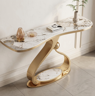 Luxurious Marble Top Accent Table / Lixra