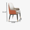 Modern Light Versatile Cozy Leather Dining Chairs / Lixra