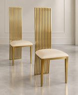 Mable Dining Table & Leather Chair Set / Lixra