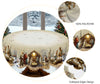 Christmas Festive Theme Polyester Tablecloth For Round & Rectangular Tables / Lixra