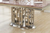Matte Glossy Marble Dining Table Set / Lixra