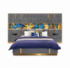 Splendid Design Rectangular Leather Bed / Lixra