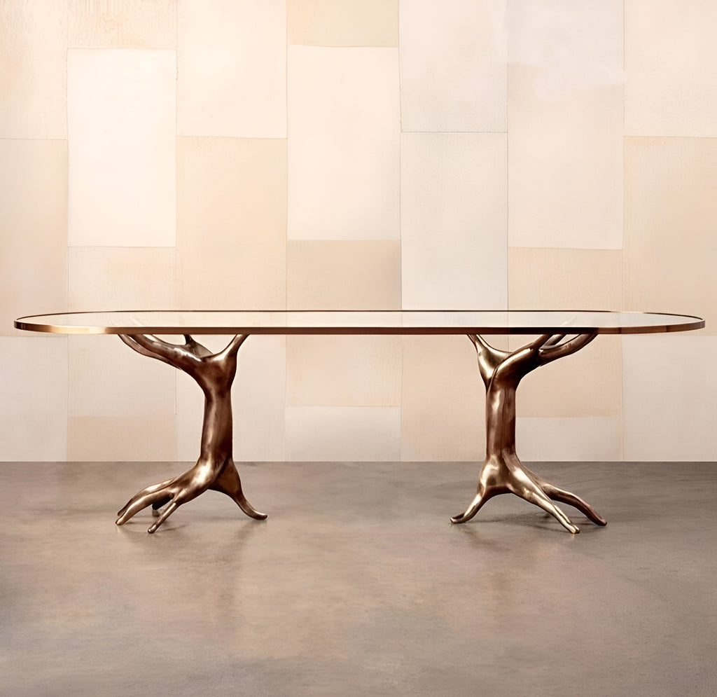 Decorative Glass Top Modern Coffee Table / Lixra