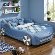Modern Car Design Leather Kids Bed / Lixra