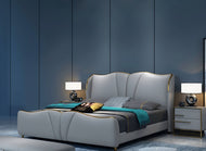 Modern Designed Classic Look Leather Bed / Lixra