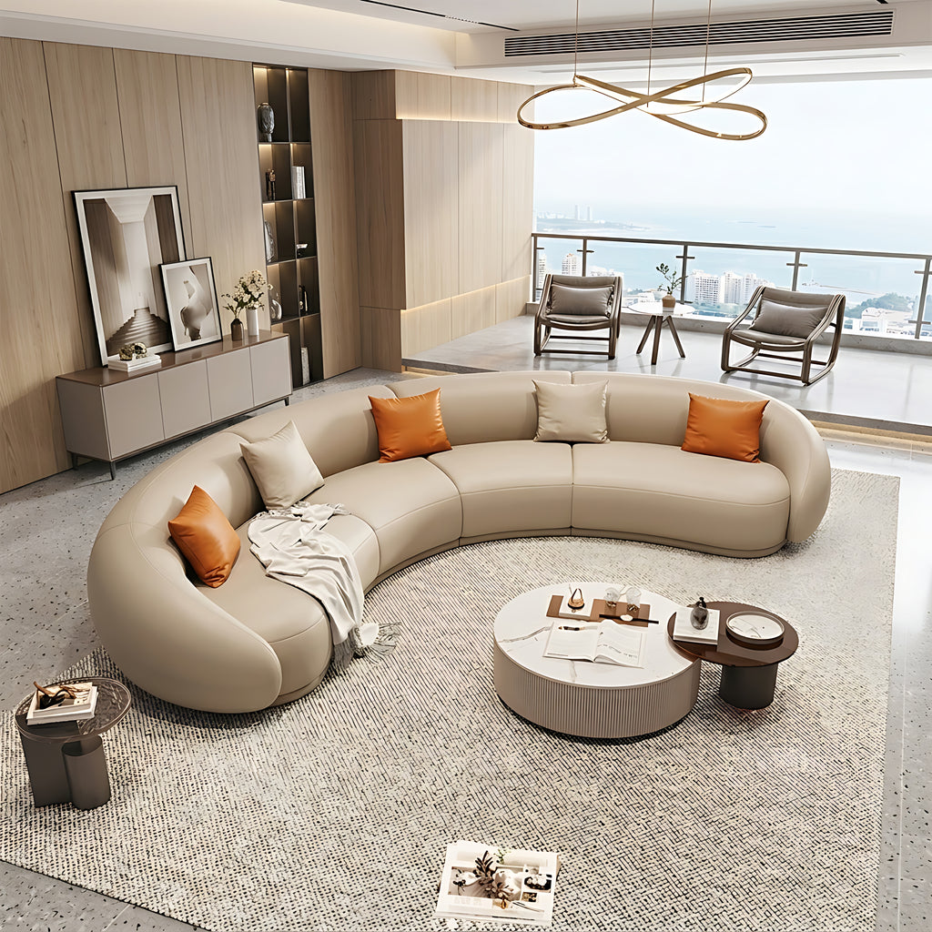 Modern Leather Couch For Ultimate Comfort / Lixra