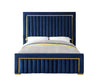 Modern Light Luxurious Velvet Fabric Bed / Lixra