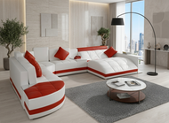 Modern Luxurious Leather Sectional Sofa Set / Lixra