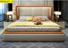 Modern Luxurious Leather Upholstered Bed / Lixra