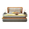 Modern Luxurious Leather Upholstered Bed / Lixra