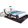 Modern Multi-Functional Leather Bed With Projector / Lixra