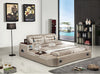 Modern Multifunctional Exquisite Design Leather Bed / Lixra