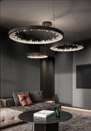 Modern Shiny Crystal Pendant-Light / Lixra