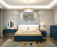 Modern Style Endearing Leather Bed / Lixra