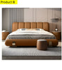 Modern Stylish Leather Upholstered Bed / Lixra