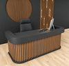Appealing Design Wooden Reception Desk / Lixra