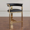 Modern leather Upholstered Bar-Stool Set of 3 / Lixra