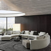 Modernized Circular Fabric Sofa Set / Lixra