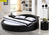 Cozy Comfort Leather Round Bed / Lixra