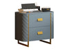 Elegant Leather Upholstered Bed with Wooden Structure / Lixra
