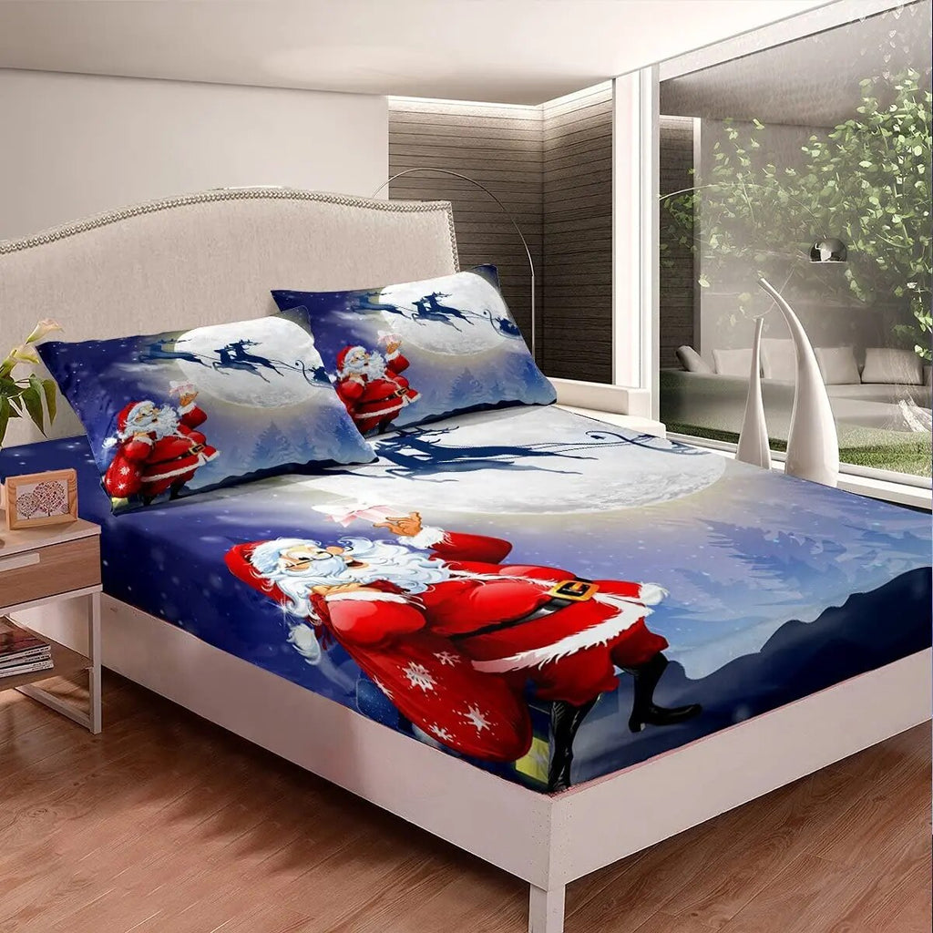Full Size Christmas Fitted Bedding Sets / Lixra