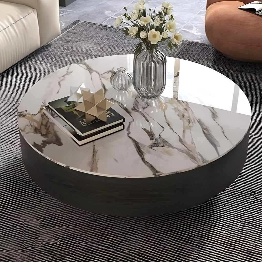 Luxurious Interior Marble Round Coffee Table / Lixra