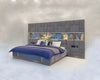 Splendid Design Rectangular Leather Bed / Lixra