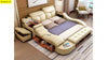 Multifunctional Style Smart Leather Massager Bed / Lixra