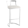 Set Of 3 Italian Style Metal Framed Raised Chairs / Lixra
