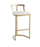 Set Of 3 Italian Style Metal Framed Raised Chairs / Lixra