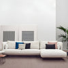 L-Shaped Fabric Sectional Sofa Set / Lixra