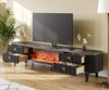 Luxury TV Stand & Coffee Table Set with Electric Fireplace / Lixra