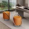 Trendy Leather Accent Chairs Set of 2 / Lixra