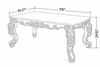 Rectangular Wooden Marble Dining Table Set with Chairs