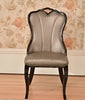 European 6-Piece Furnished Leather Dining Chairs