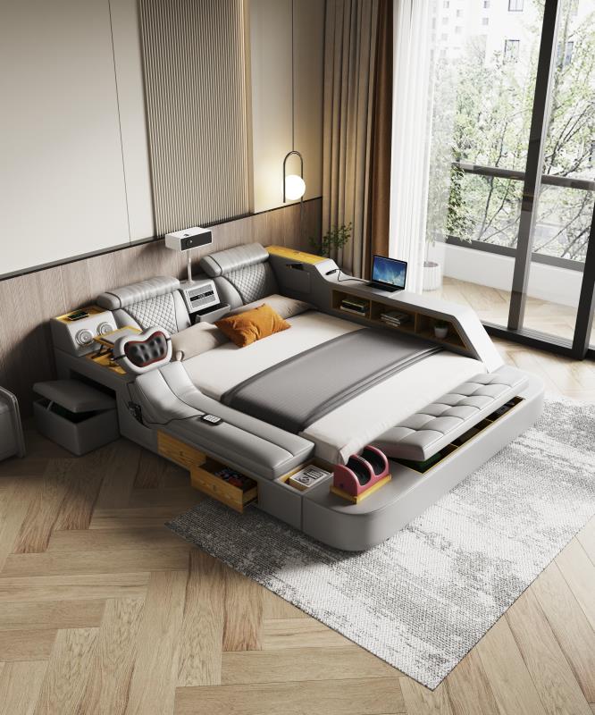 Smart Living High-Tech Multifunctional Bed / Lixra