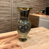 Golden Finish Ceramic Embedded Flower Vase / Lixra