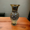 Splendid Golden Finish Ceramic Embedded Flower Vase - Lixra