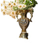 Rich Golden Finish Trophy Style Flower Vase - Lixra