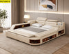 Contemporary Modern Multifunctional Leather Bed / Lixra