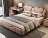 Charming Heart Shaped Leather Bed