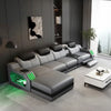 Power Recliner Sofa Bed In Leather / Lixra