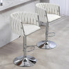 Premium Comfort Set of 2 Grey High Raise Stools / Lixra