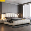 Modern Luxury Bed With Leather Upholstery / Lixra