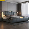 Modern Luxury Bed With Leather Upholstery / Lixra