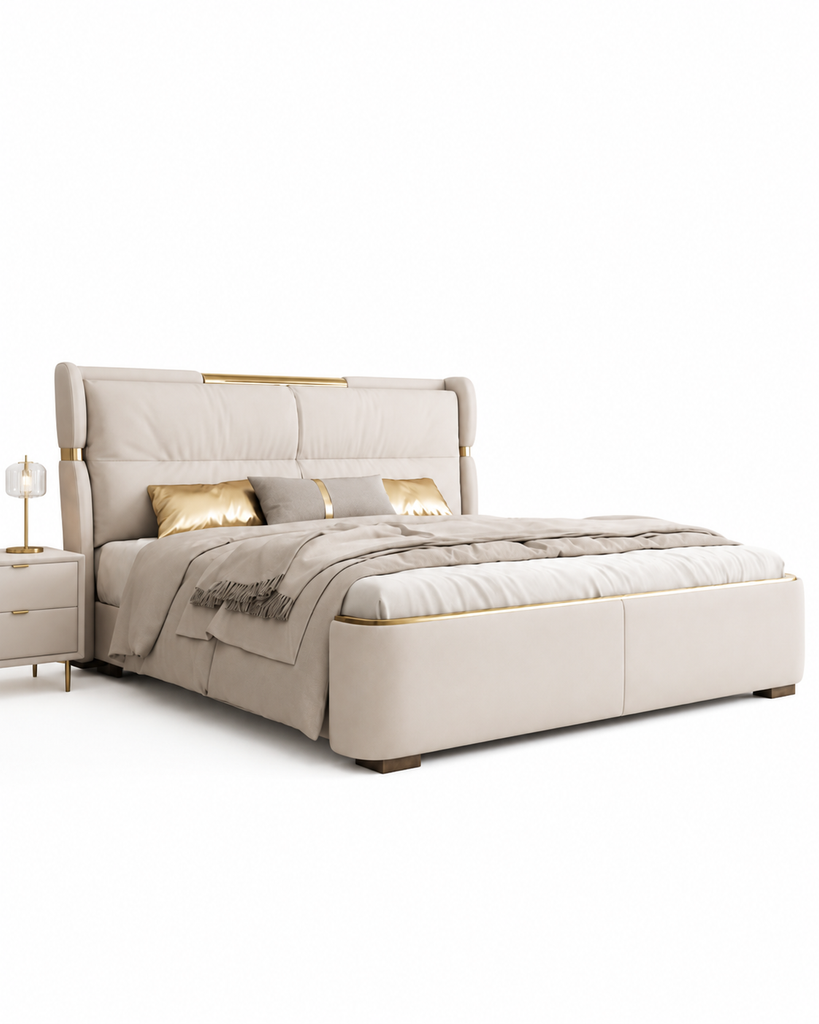 Versatile Modern Design Leather Bed / Lixra