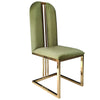 Set Of 6 Ultimate Comfort Velvet Dining Chairs / Lixra