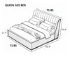 Modern Style Endearing Leather Bed